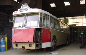 encours chez le carrossier