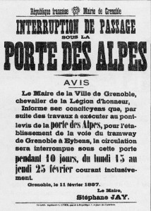 avis du Maire, 11 février 1887 avis du Maire, 11 février 1887